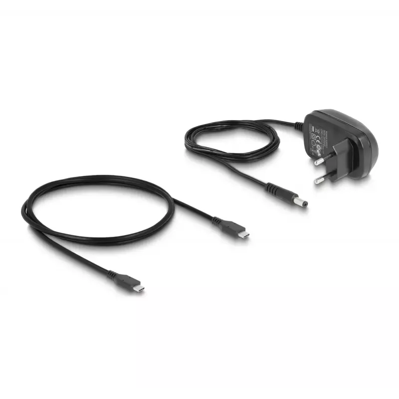 DeLOCK 64209 USB 3.2 Gen 2 Type-C-hub 10000 Mbit/s zwart