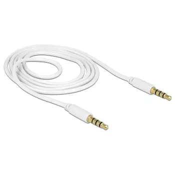 Audiokabel DeLOCK 83440 1m 3,5 mm wit