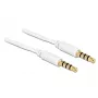 Audiokabel DeLOCK 83440 1m 3,5 mm wit