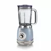 Ariete 583, vintage mixer met 1,5 liter glazen kan, 4 RVS-messen, 4 snelheden + pulse, 1000 watt, blauw