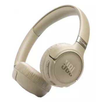 Headset JBL Tune 680NC, bedraad & draadloos (Bluetooth, USB-C), omsluitend, hoofdband, beige, 20–20000 Hz, 161 g