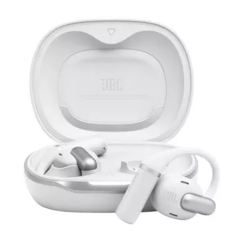Headset JBL Sense Pro TWS oorbugel, voor gesprekken en muziek, 20–40000 Hz, USB-C oplaadstation, wit