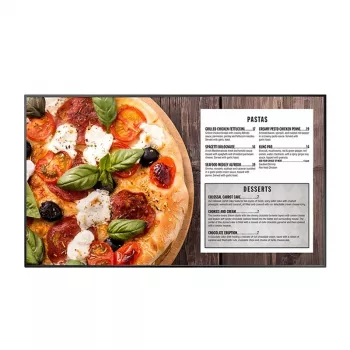 AG Neovo QM-65 digital signage flatscreen 163,8 cm (64,5 inch) LCD 350 cd/m² 4K Ultra HD zwart