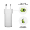 Wandlader USB-C 45W d bramante re-charge Pro — binnen, 110–240V, wit