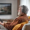 Hama ShellTV II hoofdtelefoon bedraad hoofdband tv zwart, donkergrijs