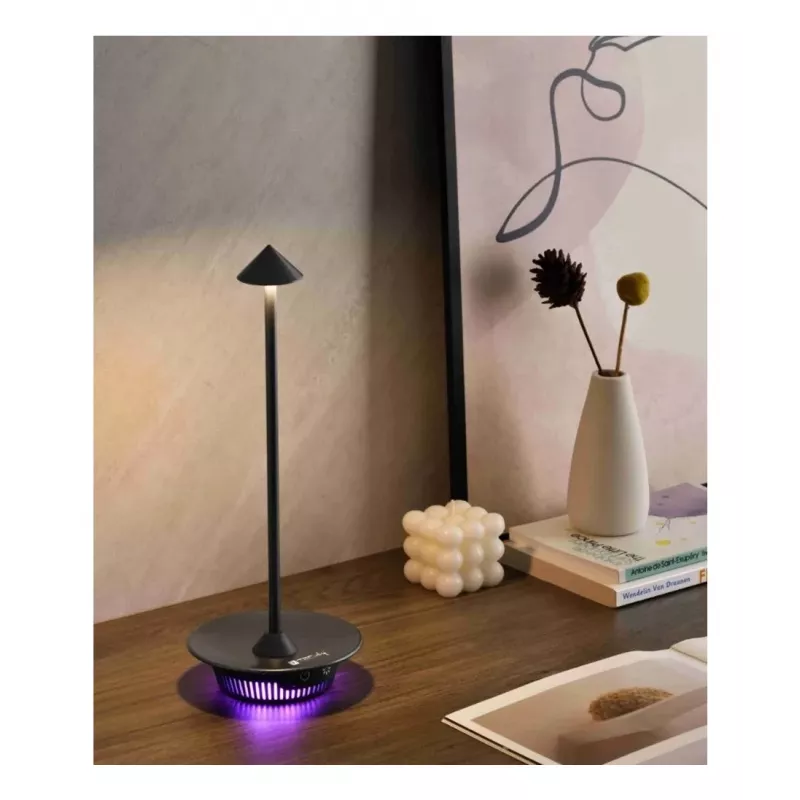 Techly I-LAMP-TABLE3 tafellamp SMD LED-module 1 W SMD LED D zwart