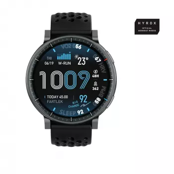Smartwatch Amazfit Active Max rond AMOLED 1,5 inch 480×480 touchscreen 64 MB RAM 4 GB 658 mAh zwart