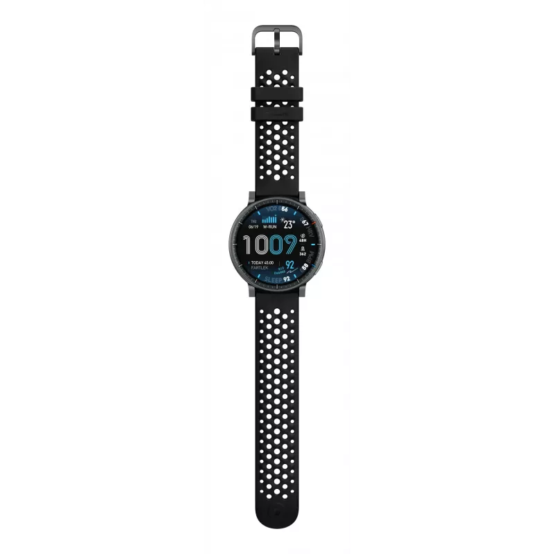Smartwatch Amazfit Active Max rond AMOLED 1,5 inch 480×480 touchscreen 64 MB RAM 4 GB 658 mAh zwart