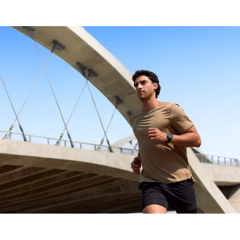 Smartwatch Amazfit Active Max rond AMOLED 1,5 inch 480×480 touchscreen 64 MB RAM 4 GB 658 mAh zwart