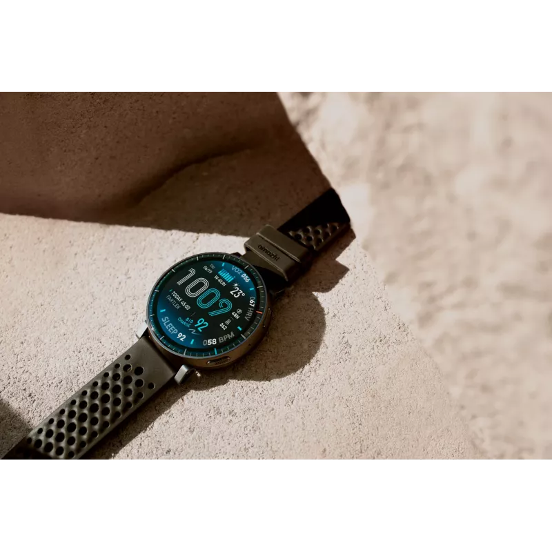 Smartwatch Amazfit Active Max rond AMOLED 1,5 inch 480×480 touchscreen 64 MB RAM 4 GB 658 mAh zwart
