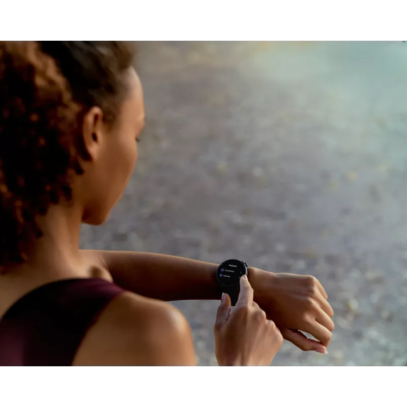 Smartwatch Amazfit Active Max rond AMOLED 1,5 inch 480×480 touchscreen 64 MB RAM 4 GB 658 mAh zwart