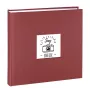 Hama fotoalbum bordeaux 400 vel 10 x 15 boekbinding