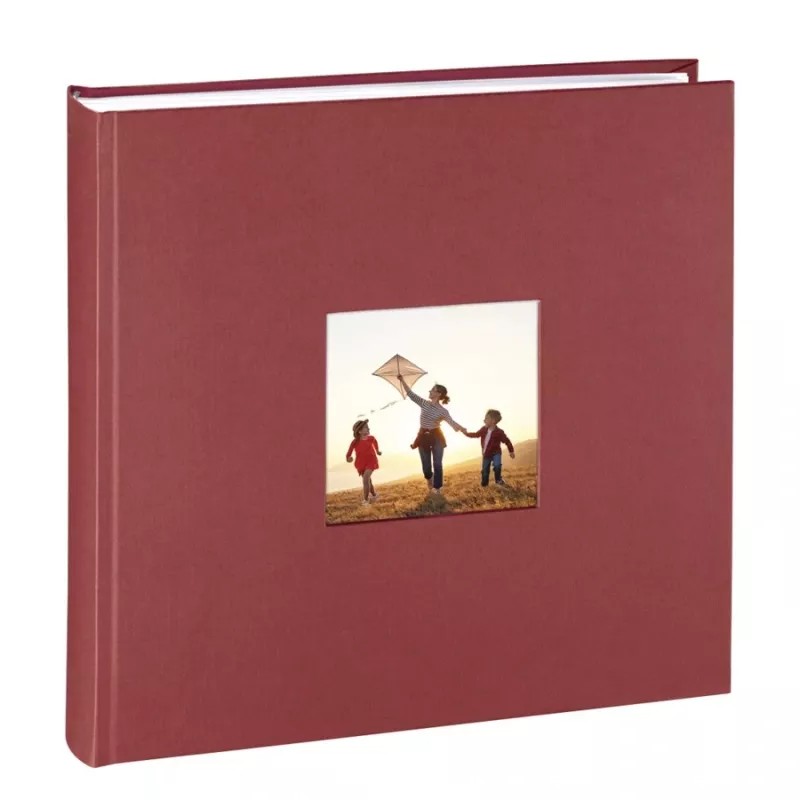 Hama fotoalbum bordeaux 400 vel 10 x 15 boekbinding