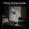 UGREEN S550 65W universele reisadapter, 2x USB-C + USB-A, 55001