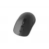 EQUIP ambidextreuze 6-toets dual-mode draadloze muis, optisch 1600 DPI, RF + Bluetooth, zwart