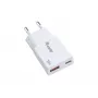 EQUIP 2-poorts 30W GaN slanke USB PD lader — USB-C x1, USB-A x1, ingang 100–240V, max. 20V uitgang, wit