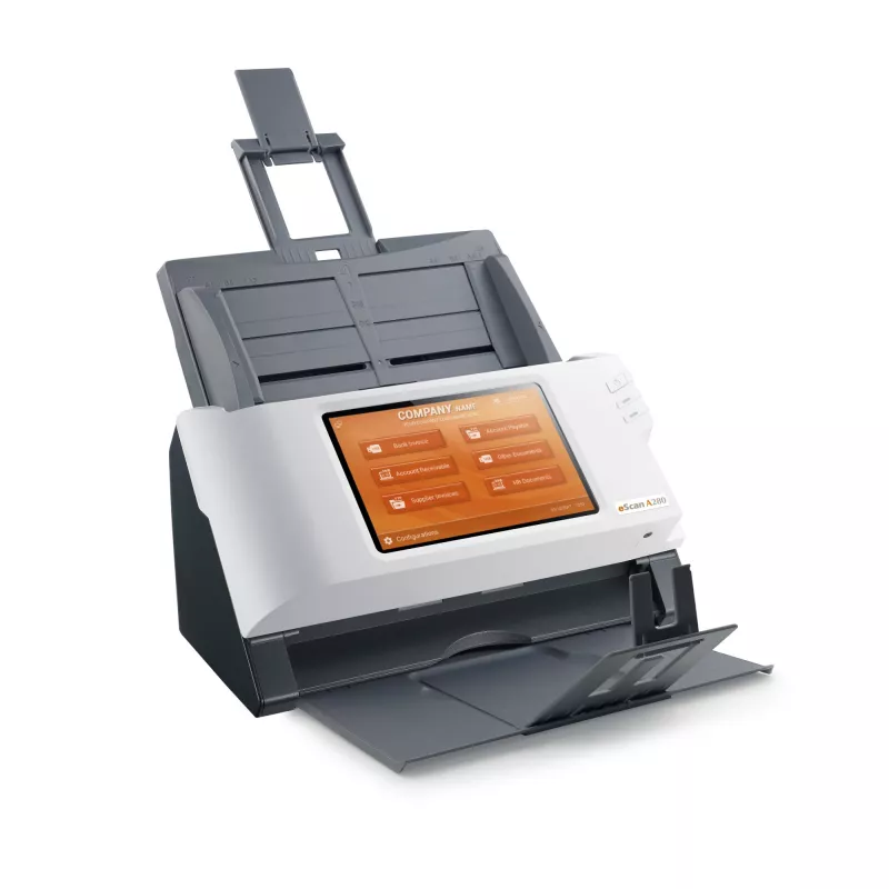 Plustek eScan A280 Enterprise ADF-scanner 600 x 600 DPI A4 zwart, wit