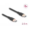 USB-kabel DeLOCK 81239 2,5 m USB-C zwart USB 2.0 0,48 Gbit/s