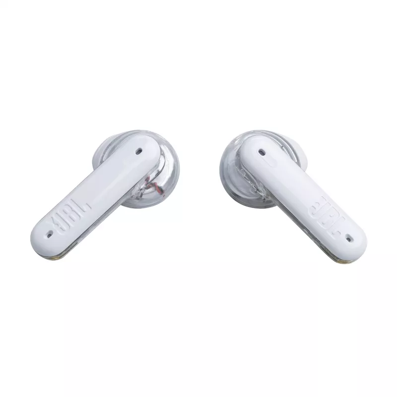 JBL Tune Flex Ghost Edition Headset True Wireless Stereo (TWS) in-ear bellen/muziek Bluetooth transparant, wit