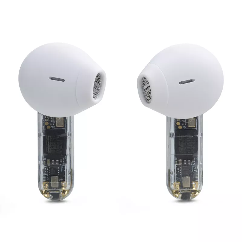 JBL Tune Flex Ghost Edition Headset True Wireless Stereo (TWS) in-ear bellen/muziek Bluetooth transparant, wit