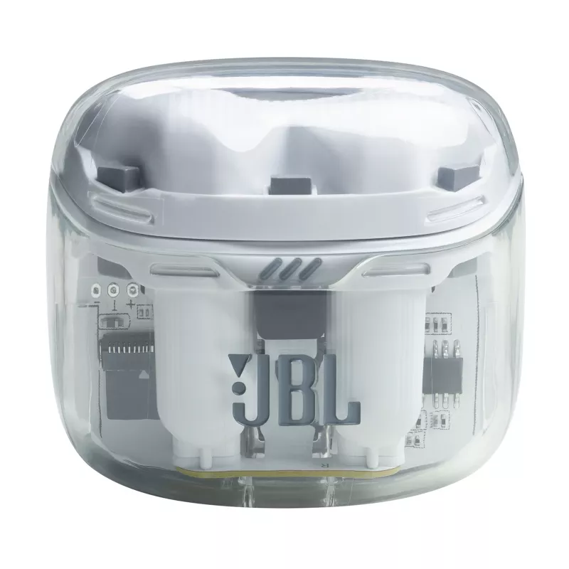 JBL Tune Flex Ghost Edition Headset True Wireless Stereo (TWS) in-ear bellen/muziek Bluetooth transparant, wit