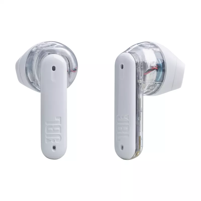 JBL Tune Flex Ghost Edition Headset True Wireless Stereo (TWS) in-ear bellen/muziek Bluetooth transparant, wit