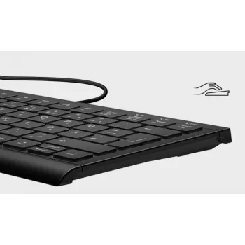 KeySonic KSK-5010ELC (DE) toetsenbord voor thuis USB QWERTZ Duits zwart