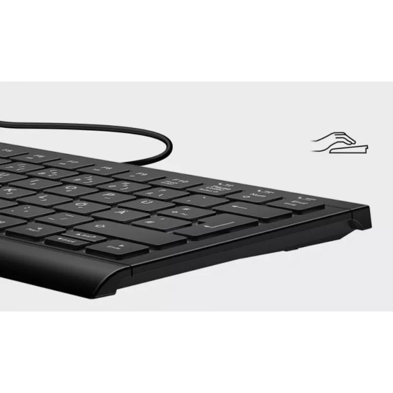 KeySonic KSK-5010ELC (DE) toetsenbord voor thuis USB QWERTZ Duits zwart