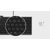 KeySonic KSK-5010ELC (DE) toetsenbord voor thuis USB QWERTZ Duits zwart