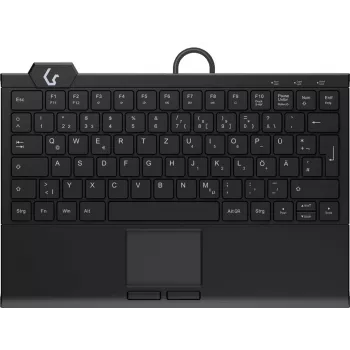 KeySonic KSK-5210ELU (DE) toetsenbord thuis USB QWERTZ Duits zwart
