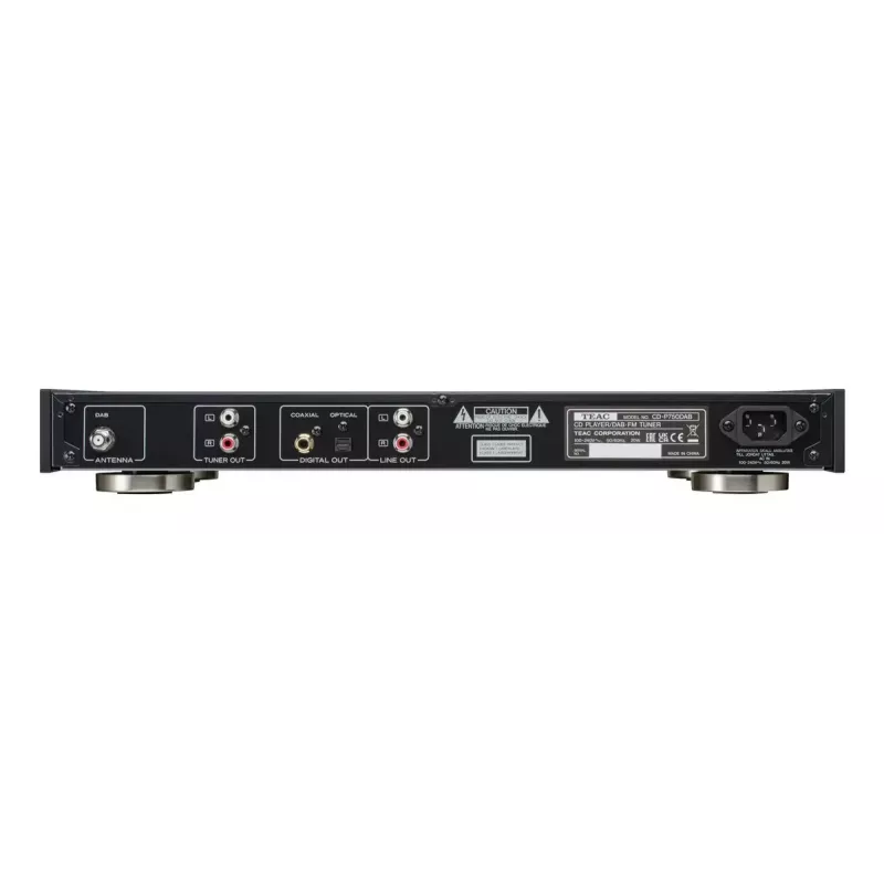 CD-speler CD-recorder TEAC CD-P750DAB-B zwart DAB+ FM