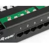 Equip 25-poorts Cat.3 RJ45 ISDN patchpaneel, zwart