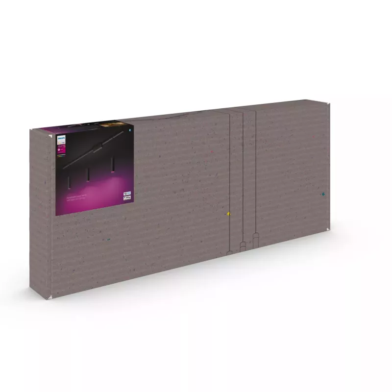 Philips Hue White and colour ambience Perifo rechte plafondbasisset (3 pendellampen)