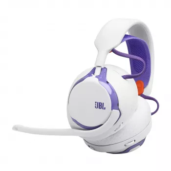 Headset JBL Quantum 650 — draadloos Bluetooth, USB-C, omsluitend, hoofdband, wit, 20–20000 Hz