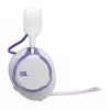 Headset JBL Quantum 650 — draadloos Bluetooth, USB-C, omsluitend, hoofdband, wit, 20–20000 Hz