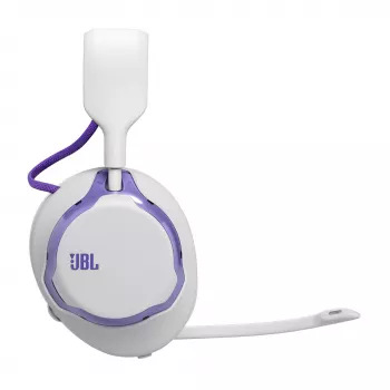 Headset JBL Quantum 650 — draadloos Bluetooth, USB-C, omsluitend, hoofdband, wit, 20–20000 Hz