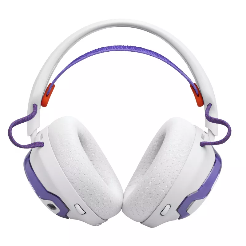Headset JBL Quantum 650 — draadloos Bluetooth, USB-C, omsluitend, hoofdband, wit, 20–20000 Hz
