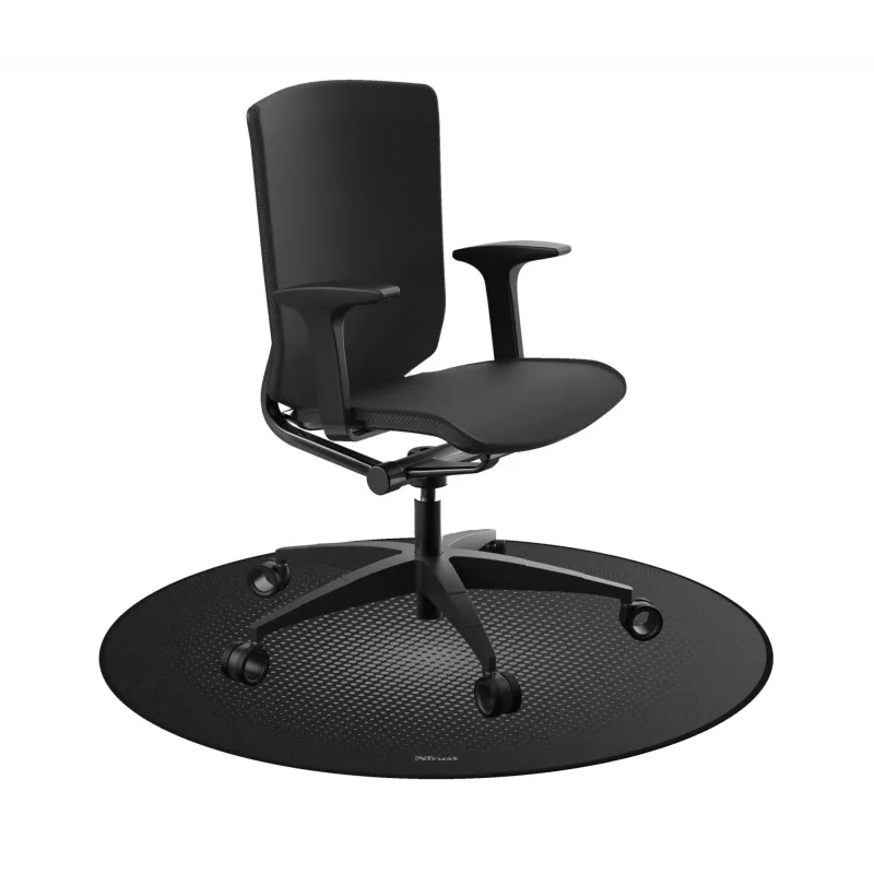Trust Mika zwart ronde muismat 117 cm