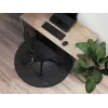 Trust Mika zwart ronde muismat 117 cm