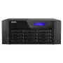 NAS tower QNAP TS-h1290FX — EPYC 7302P 3,0 GHz, 128 GB DDR4, 12 bays, QuTS hero, zwart