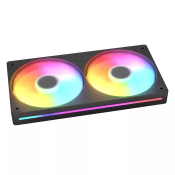 COUGAR Unity240-FB single-frame 240 ARGB PWM reversed fan met stream-kabeldesign, zwart