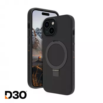 Beschermhoes dbramante1928 Iceland Ultra D3O MS Kick voor iPhone 17e/16e/15/14/13, 15,5 cm (6,1 inch), zwart