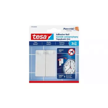 Universele haak TESA 77763 indoor wit 2 stuks
