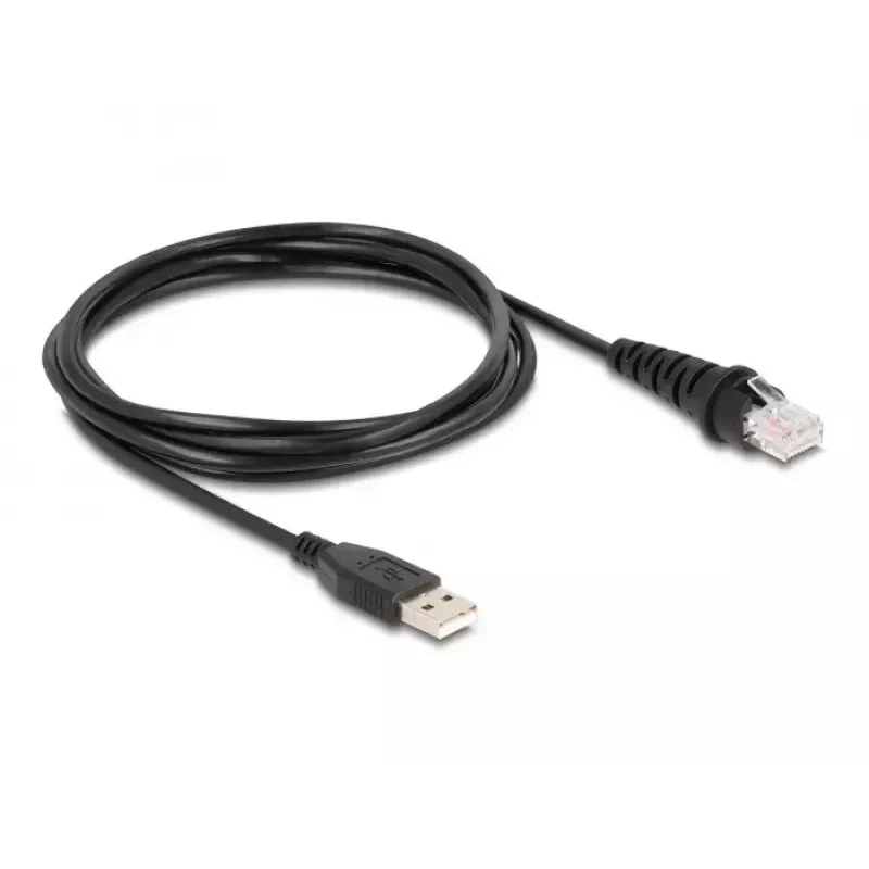 DeLOCK USB-barcodescanner 1D en 2D bedraad voor vaste montage