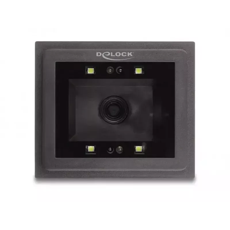 DeLOCK USB-barcodescanner 1D en 2D bedraad voor vaste montage