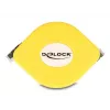 DeLOCK RJ45-oprolkabel Cat.6A STP 1,5 m zwart geel
