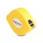 DeLOCK RJ45-oprolkabel Cat.6A STP 1,5 m zwart geel