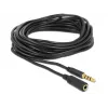 Audiokabel DeLOCK 84669 5 m 3,5 mm zwart