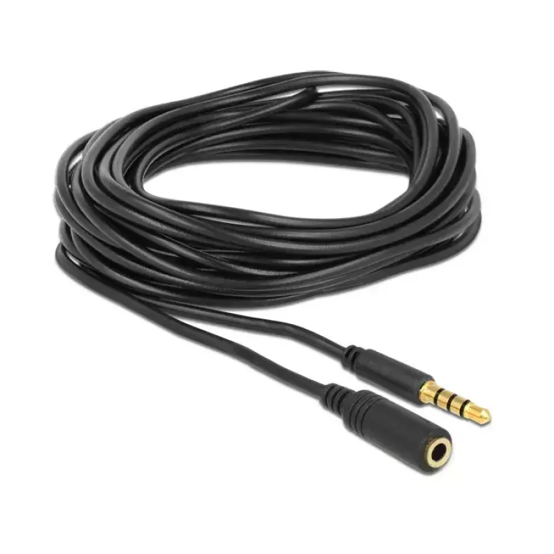 Audiokabel DeLOCK 84669 5 m 3,5 mm zwart