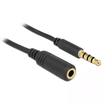 Audiokabel DeLOCK 84669 5 m 3,5 mm zwart